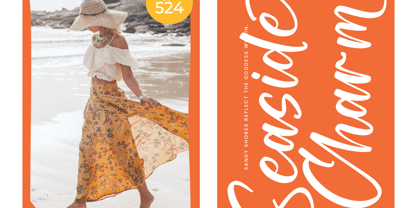 Tropical Splash Font Poster 10