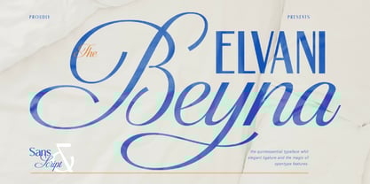 Beyna Elavani Font Poster 1