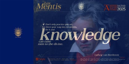 Lux Mentis Font Poster 7