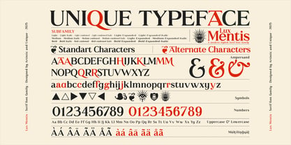 Lux Mentis Font Poster 5