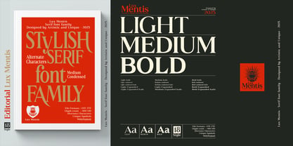 Lux Mentis Font Poster 3