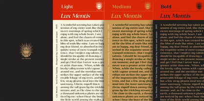 Lux Mentis Font Poster 15