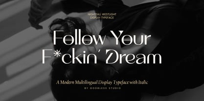 Nightfall Westlight Font Poster 14