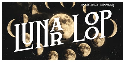Moontrace Font Poster 4