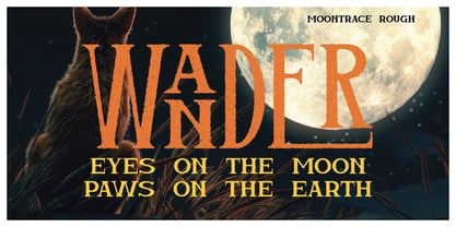 Moontrace Font Poster 2