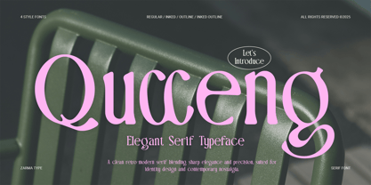 Qucceng Font Poster 1