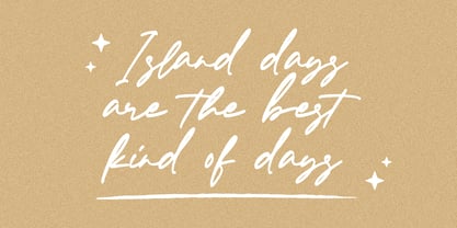 Island of Dusk Font Poster 6