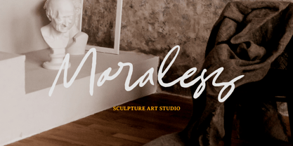 Authentic Strokes Font Poster 5