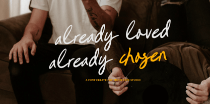 Authentic Strokes Font Poster 2