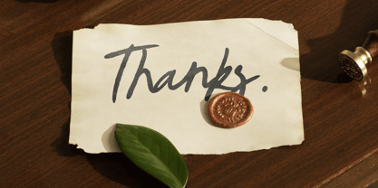 Authentic Strokes Font Poster 7