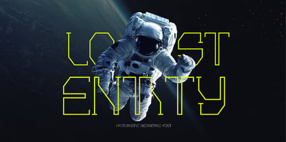 Lost Entity Font Poster 1