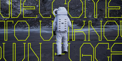 Lost Entity Font Poster 2
