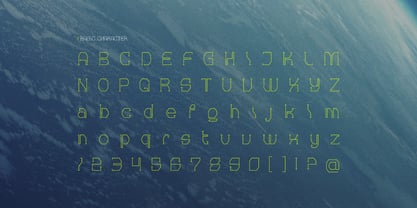 Lost Entity Font Poster 10
