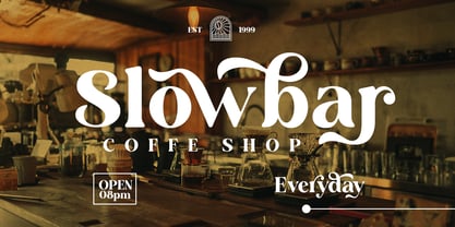 Ansilent Font Poster 3