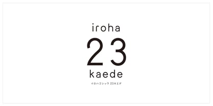 iroha 23 kaede Std N Font Poster 1
