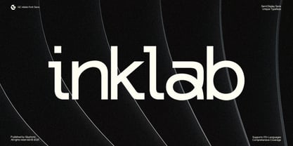 GC Inklab Font Poster 1