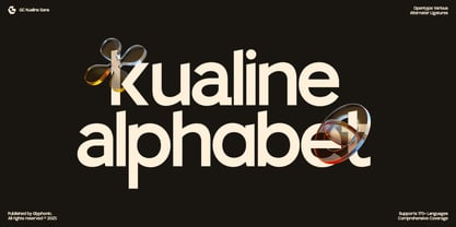 GC Kualine Font Poster 1