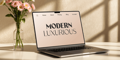 Velorina Font Poster 12