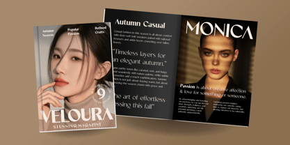 Velorina Font Poster 6