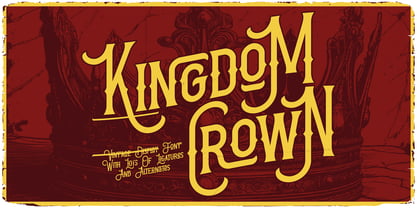 Kingdom Crown Font Poster 1