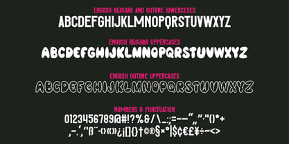 Teenage Luck Font Poster 3
