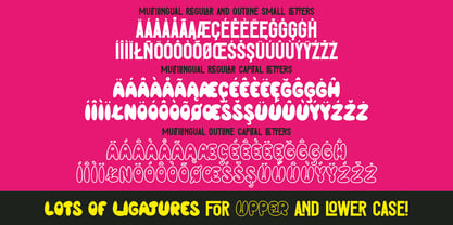 Teenage Luck Font Poster 5