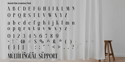 Ravsten Font Poster 9