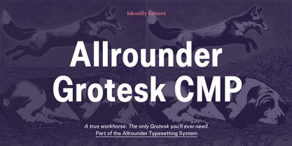 Allrounder Grotesk Compressed Font Poster 1