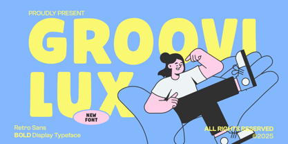 CF Groovilux Font Poster 1