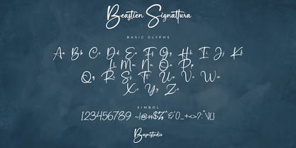 Beastien Signattura Font Poster 7
