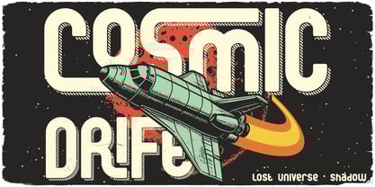 Lost Universe Font Poster 2