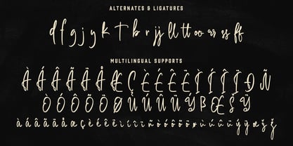 Bonehead Script Font Poster 12