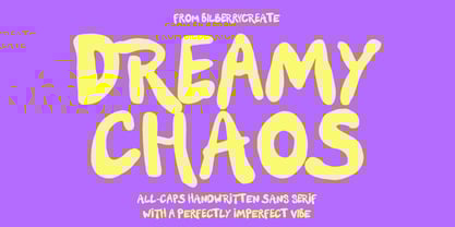 Dreamy Chaos Font Poster 1