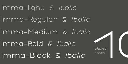 Imma Font Poster 3