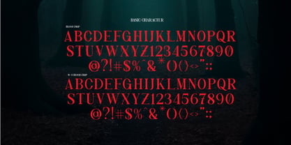 Nothing Inside Flat Font Poster 10