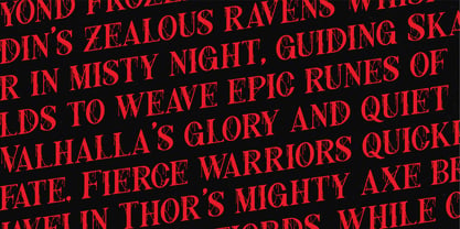 Nothing Inside Flat Font Poster 6