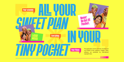 Flaction Font Poster 3