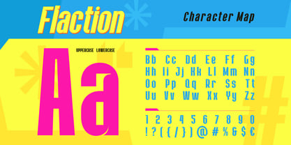 Flaction Font Poster 2