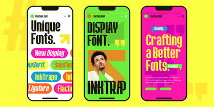 Flaction Font Poster 6