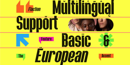 Flaction Font Poster 10