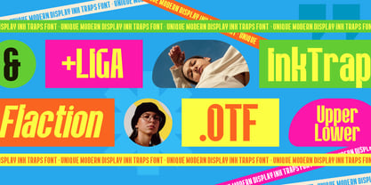 Flaction Font Poster 4