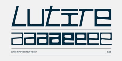 Lutire Font Poster 1