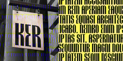 Kowern Font Poster 5