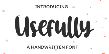Usefully Font Poster 1