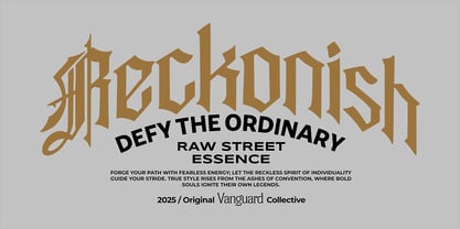 Rettvik Font Poster 3