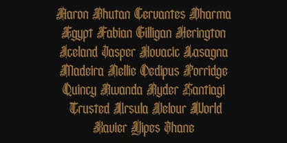 Rettvik Font Poster 8