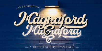 Magnaford Font Poster 1