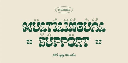 Boogie Wavy Font Poster 7