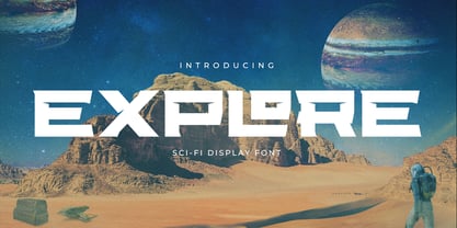 Explore Font Poster 1