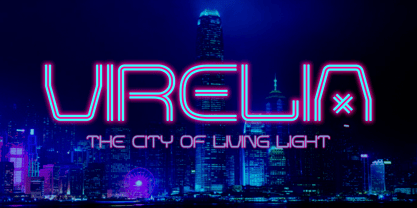 Matrix Pulse Font Poster 3